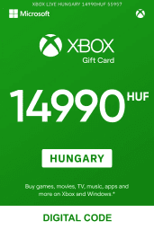 Xbox 14990 HUF Gift Card (HU) - Digital Code