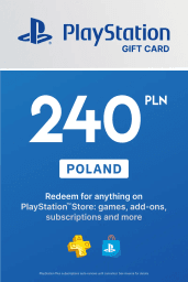 PlayStation Network Card 240 PLN (PL) PSN Key Poland