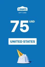 Lowe's $75 USD Gift Card (US) - Digital Code