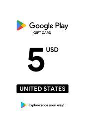 Google Play $5 USD Gift Card (US) - Digital Code