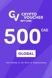 Crypto Voucher Bitcoin (BTC) 500 CAD Gift Card - Digital Code