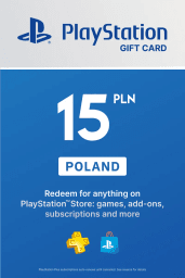 PlayStation Network Card 15 PLN (PL) PSN Key Poland
