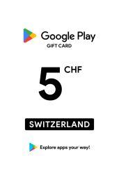 Google Play 5 CHF Gift Card (CH) - Digital Code