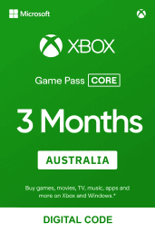Xbox Game Pass Core 3 Months (AU) - Xbox Live - Digital Code