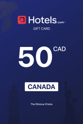 Hotels.com $50 CAD Gift Card (CA) - Digital Code