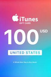 Apple iTunes $100 USD Gift Card (US) - Digital Code