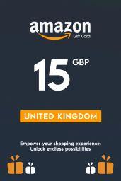 Amazon £15 GBP Gift Card (UK) - Digital Code