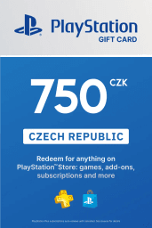 PlayStation Network Card 750 CZK (CZ) PSN Key Czech Republic