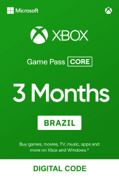 Xbox Game Pass Core 3 Months (BR) - Xbox Live - Digital Code