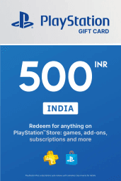 PlayStation Network Card 500 INR (IN) PSN Key India
