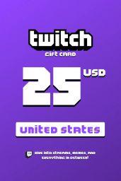 Twitch $25 USD Gift Card (US) - Digital Code