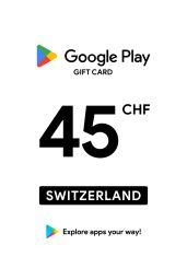 Google Play 45 CHF Gift Card (CH) - Digital Code