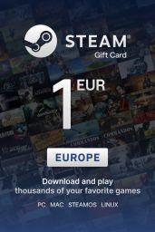 Steam Wallet €1 EUR Gift Card (EU) - Digital Code