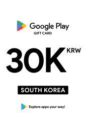 Google Play ₩30000 KRW Gift Card (South Korea) - Digital Code