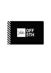 Saks OFF 5TH $20 USD Gift Card (US) - Digital Code