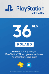 PlayStation Network Card 36 PLN (PL) PSN Key Poland