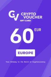 Crypto Voucher Bitcoin (BTC) €60 EUR Gift Card (EU) - Digital Code