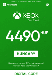 Xbox 4490 HUF Gift Card (HU) - Digital Code