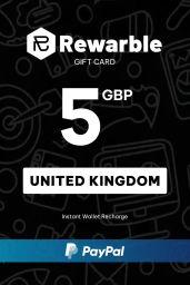 Rewarble Paypal £5 GBP Gift Card (UK) - Rewarble - Digital Code
