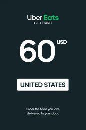 Uber Eats $60 USD Gift Card (US) - Digital Code