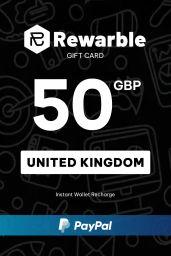 Rewarble Paypal £50 GBP Gift Card (UK) - Rewarble - Digital Code
