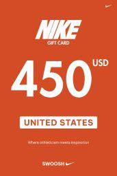 Nike 450 USD Gift Card (US) - Digital Code