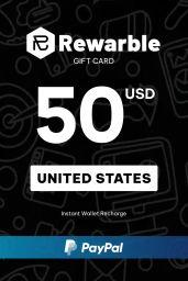 Rewarble Paypal $50 USD Gift Card (US) - Rewarble - Digital Code