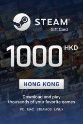 Steam Wallet $1000 HKD Gift Card (HK) - Digital Code
