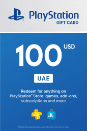PlayStation Network Card 100 USD (UAE) PSN Key United Arab Emirates