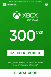 Xbox 300 CZK Gift Card (CZ) - Digital Code