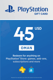 PlayStation Store $45 USD Gift Card (Oman) - Digital Code