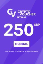 Crypto Voucher Bitcoin (BTC) 250 GBP Gift Card - Digital Code