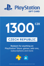 PlayStation Store 1300 CZK Gift Card (CZ) - Digital Code