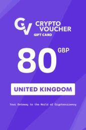 Crypto Voucher Bitcoin (BTC) 80 GBP Gift Card (UK) - Digital Code