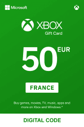 Xbox €50 EUR Gift Card (FR) - Digital Code