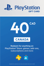 PlayStation Network Card 40 CAD (CA) PSN Key Canada