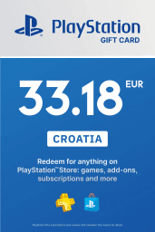 PlayStation Network Card 33.18 EUR (HR) PSN Key Croatia