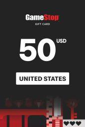 GameStop $50 USD Gift Card (US) - Digital Code