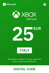 Xbox €25 EUR Gift Card (IT) - Digital Code