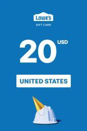 Lowe's $20 USD Gift Card (US) - Digital Code