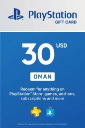 PlayStation Store $30 USD Gift Card (Oman) - Digital Code