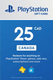 PlayStation Network Card 25 CAD (CA) PSN Key Canada