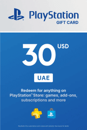 PlayStation Network Card 30 USD (UAE) PSN Key United Arab Emirates