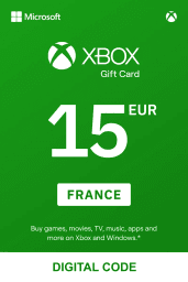 Xbox €15 EUR Gift Card (FR) - Digital Code