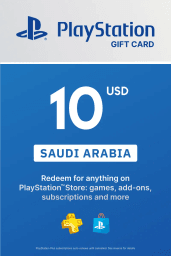 PlayStation Network Card 10 USD (SA) PSN Key Saudi Arabia