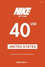 Nike 40 USD Gift Card (US) - Digital Code