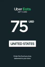 Uber Eats $75 USD Gift Card (US) - Digital Code