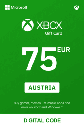 Xbox €75 EUR Gift Card (AT) - Digital Code