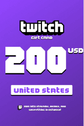 Twitch $200 USD Gift Card (US) - Digital Code