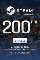 Steam Wallet R$200 BRL Gift Card (BR) - Digital Code